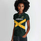 Jamaica Rugby Custom Women Polo Shirt Go Champions