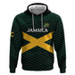 Jamaica Rugby Custom Zip Hoodie Go Champions