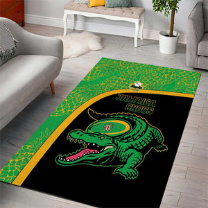 Jamaica Rugby Area Rug Go Champions - Pineapple Pattern