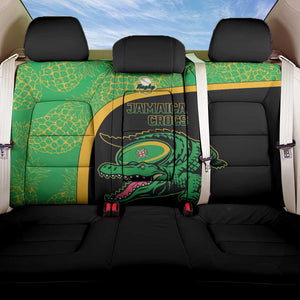 Jamaica Rugby Back Car Seat Cover Go Champions - Pineapple Pattern