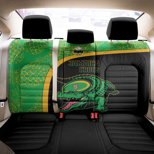 Jamaica Rugby Back Car Seat Cover Go Champions - Pineapple Pattern