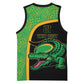 Jamaica Rugby Custom Basketball Jersey Go Champions - Pineapple Pattern - African Pride
