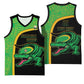 Jamaica Rugby Custom Basketball Jersey Go Champions - Pineapple Pattern - African Pride