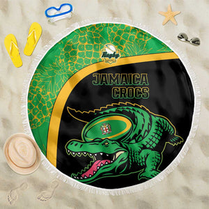 Jamaica Rugby Beach Blanket Go Champions - Pineapple Pattern