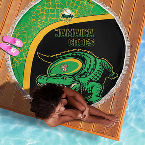 Jamaica Rugby Beach Blanket Go Champions - Pineapple Pattern