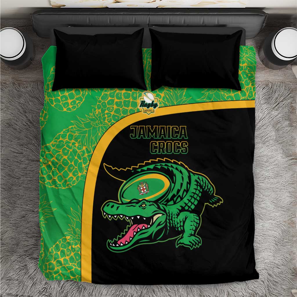 Jamaica Rugby Bedding Set Go Champions - Pineapple Pattern