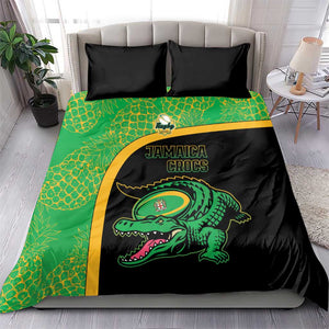 Jamaica Rugby Bedding Set Go Champions - Pineapple Pattern