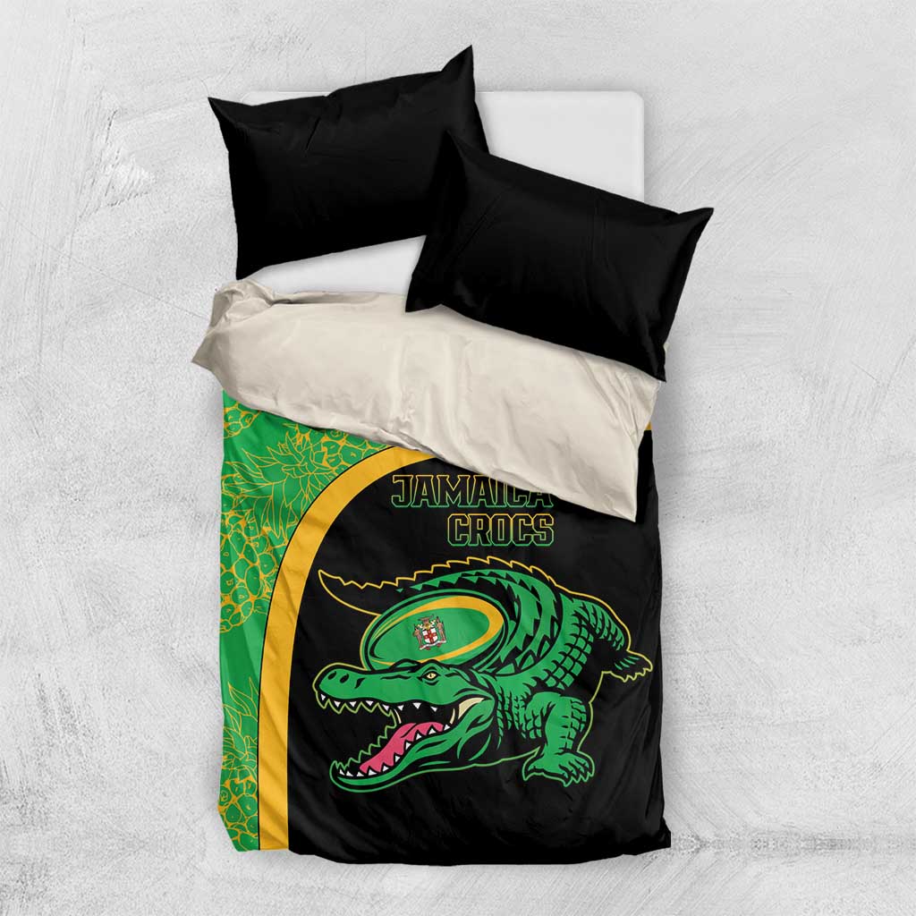Jamaica Rugby Bedding Set Go Champions - Pineapple Pattern