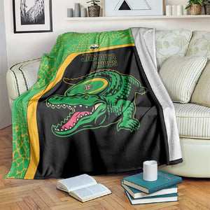 Jamaica Rugby Blanket Go Champions - Pineapple Pattern