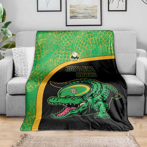 Jamaica Rugby Blanket Go Champions - Pineapple Pattern