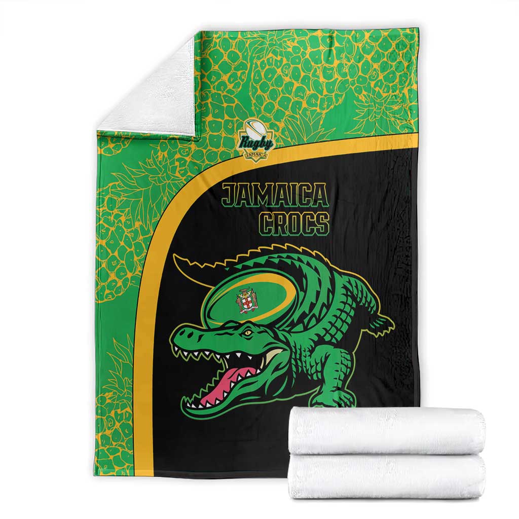 Jamaica Rugby Blanket Go Champions - Pineapple Pattern