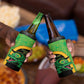 Jamaica Rugby Custom 4 in 1 Can Cooler Tumbler Go Champions - Pineapple Pattern