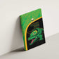 Jamaica Rugby Canvas Wall Art Go Champions - Pineapple Pattern