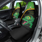 Jamaica Rugby Car Seat Cover Go Champions - Pineapple Pattern
