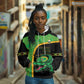 Jamaica Rugby Custom Hoodie Go Champions - Pineapple Pattern