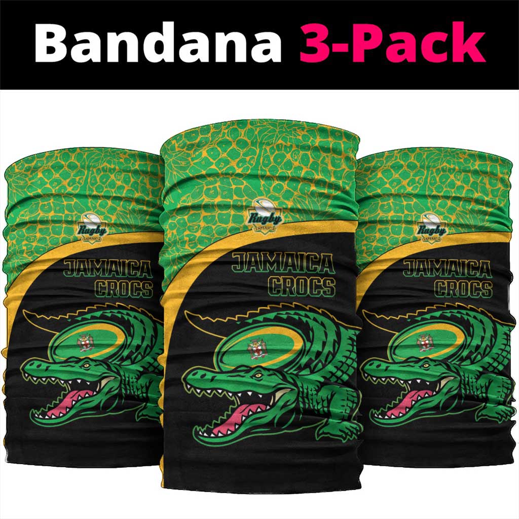 Jamaica Rugby Neck Gaiter Go Champions - Pineapple Pattern LT15