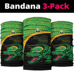 Jamaica Rugby Neck Gaiter Go Champions - Pineapple Pattern LT15