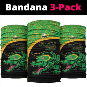 Jamaica Rugby Neck Gaiter Go Champions - Pineapple Pattern LT15