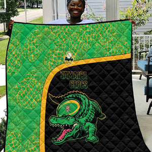 Jamaica Rugby Quilt Go Champions - Pineapple Pattern