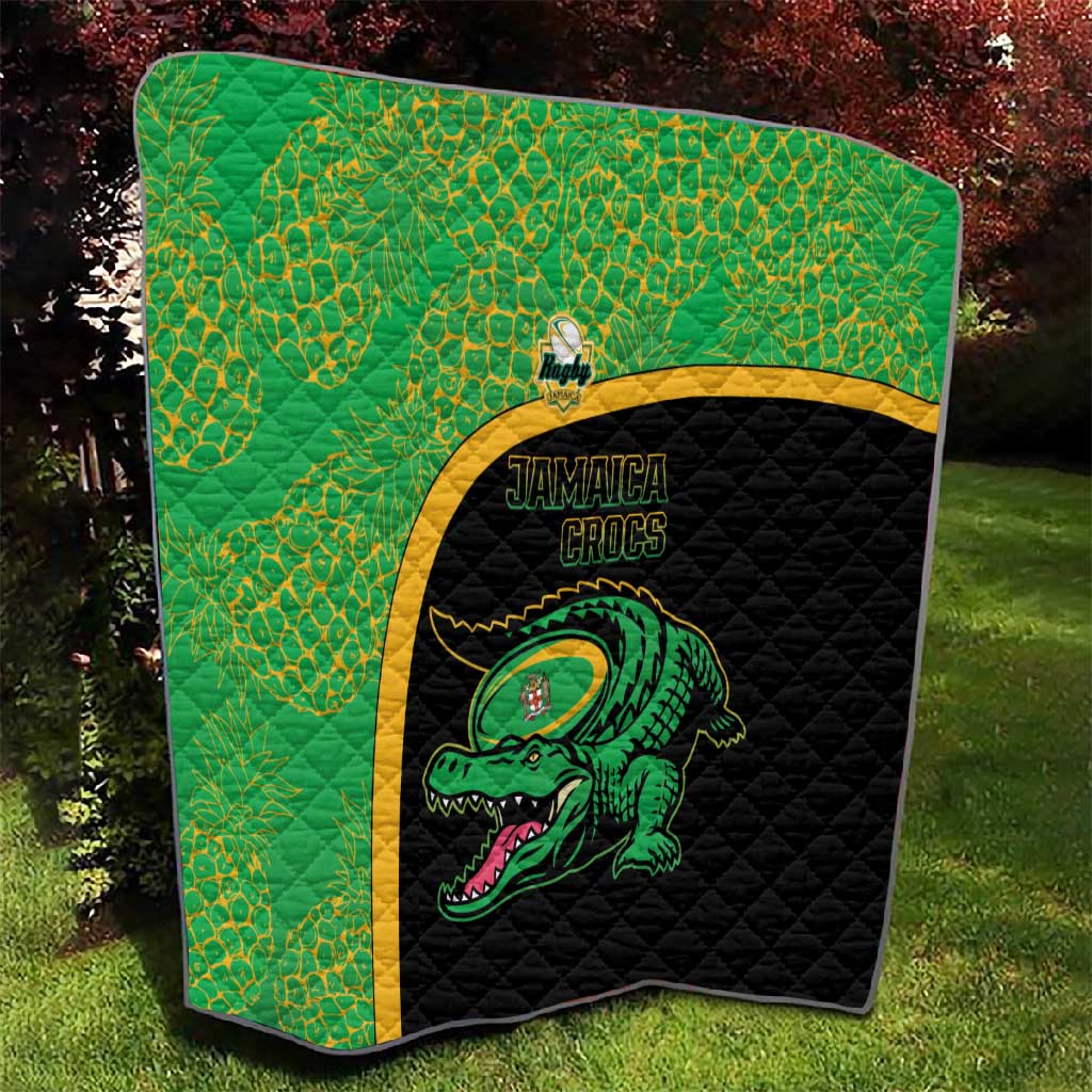 Jamaica Rugby Quilt Go Champions - Pineapple Pattern