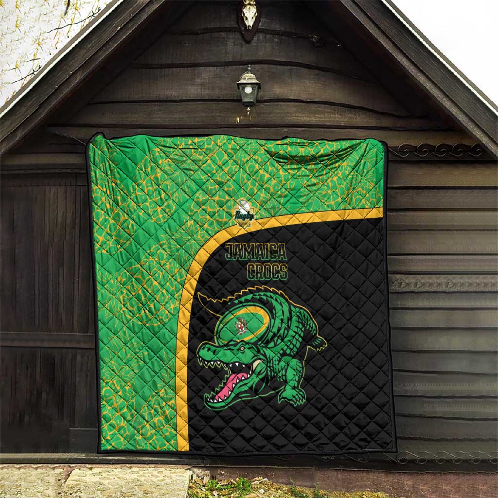 Jamaica Rugby Quilt Go Champions - Pineapple Pattern