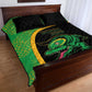 Jamaica Rugby Quilt Bed Set Go Champions - Pineapple Pattern