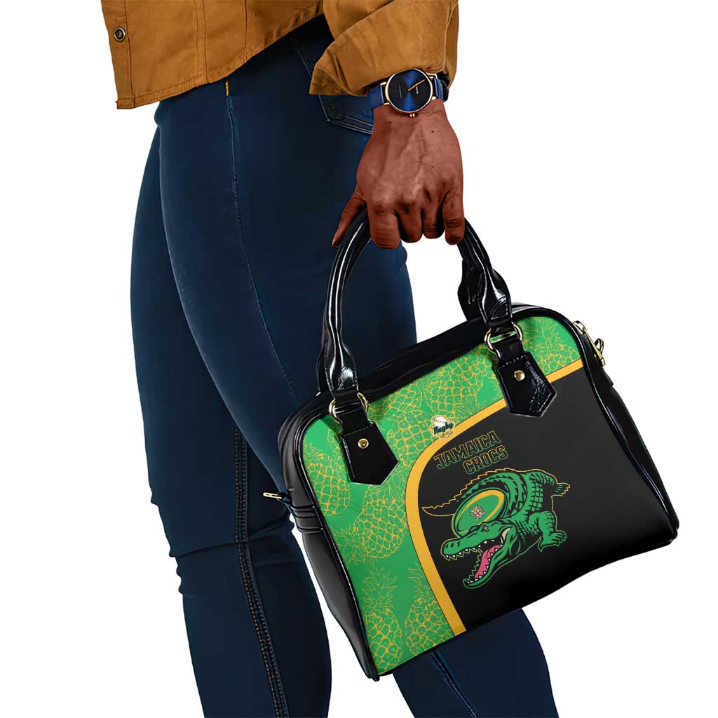 Jamaica Rugby Shoulder Handbag Go Champions - Pineapple Pattern