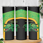 Jamaica Rugby Custom Skinny Tumbler Go Champions - Pineapple Pattern