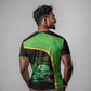 Jamaica Rugby Custom T shirt Go Champions - Pineapple Pattern