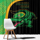 Jamaica Rugby Window Curtain Go Champions - Pineapple Pattern