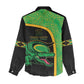 Jamaica Rugby Custom Women Casual Shirt Go Champions - Pineapple Pattern