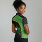 Jamaica Rugby Custom Women Polo Shirt Go Champions - Pineapple Pattern