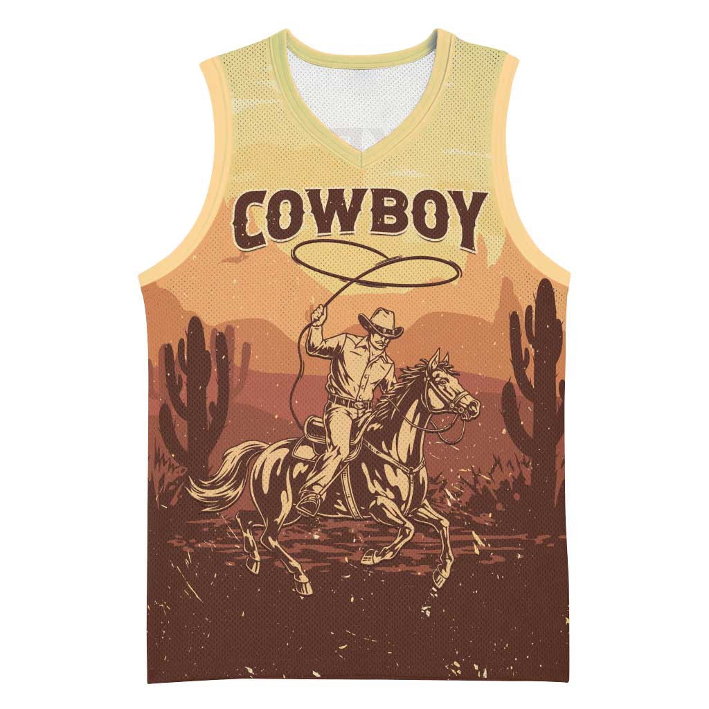 Black Cowboy Take Me Away Basketball Jersey - African Pride