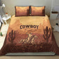 Black Cowboy Take Me Away Bedding Set