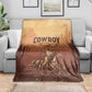 Black Cowboy Take Me Away Blanket