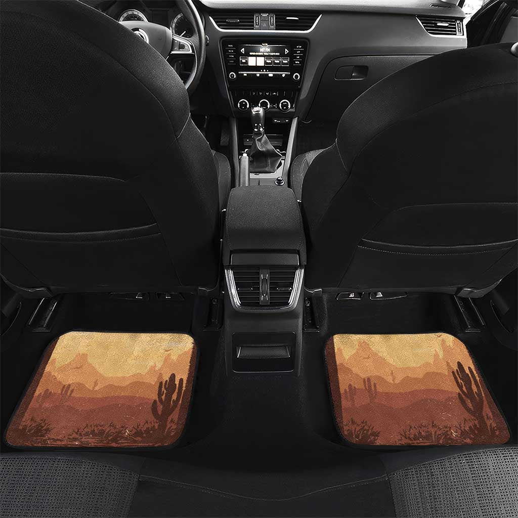 Black Cowboy Take Me Away Car Mats
