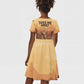 Black Cowboy Take Me Away Kid Short Sleeve Dress