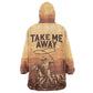 Black Cowboy Take Me Away Kid Wearable Blanket Hoodie