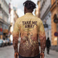 Black Cowboy Take Me Away Long Sleeve Button Shirt