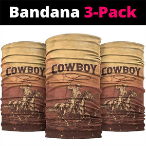 Black Cowboy Take Me Away Neck Gaiter LT15