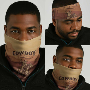 Black Cowboy Take Me Away Neck Gaiter LT15