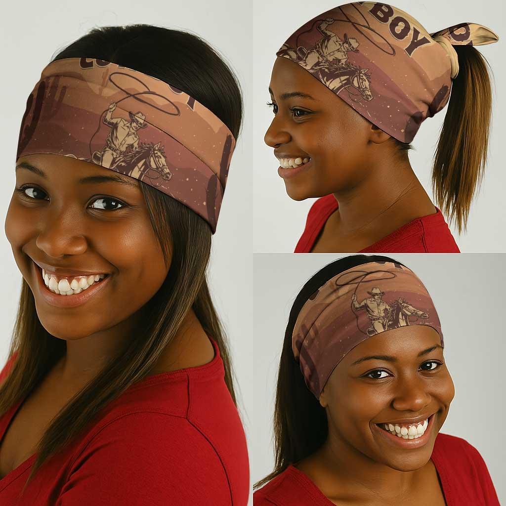 Black Cowboy Take Me Away Neck Gaiter LT15