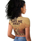 Black Cowboy Take Me Away Raglan Cropped T shirt