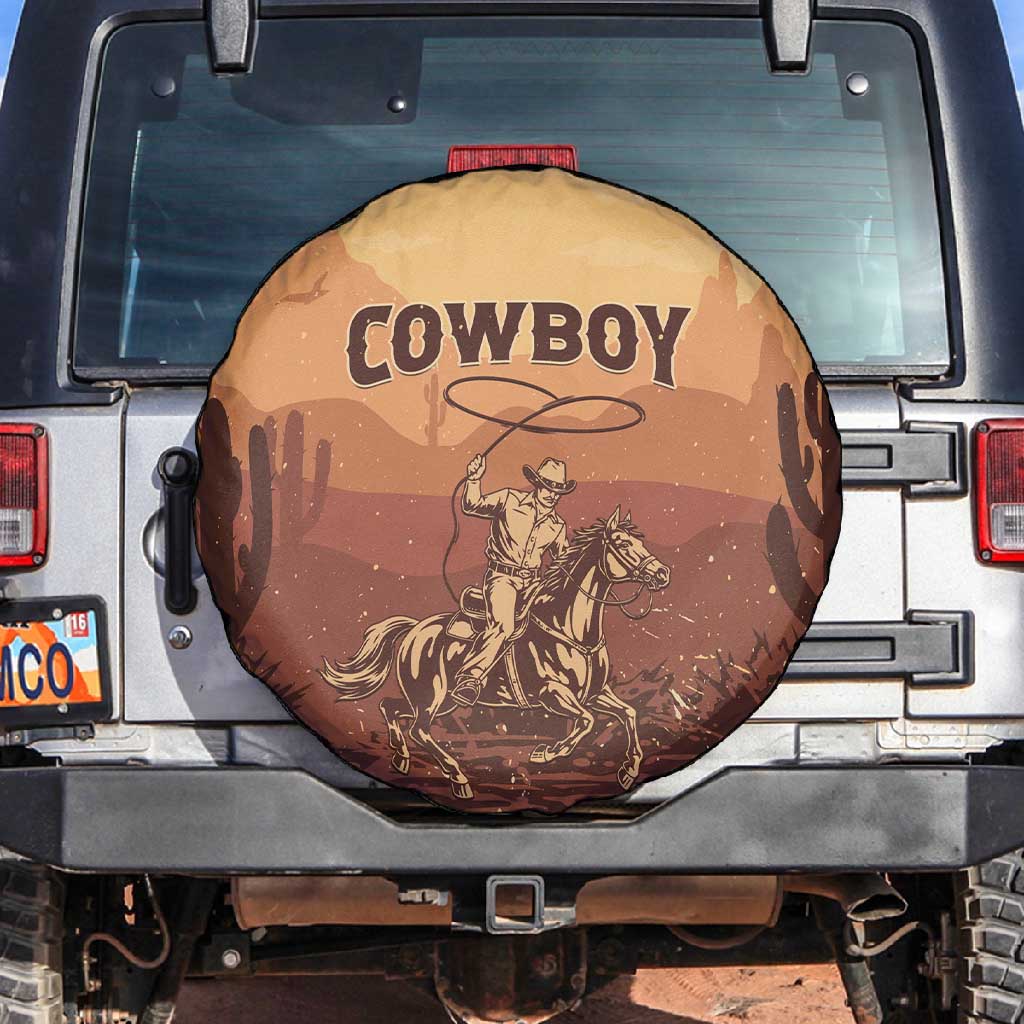 Black Cowboy Take Me Away Spare Tire Cover