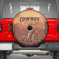 Black Cowboy Take Me Away Spare Tire Cover