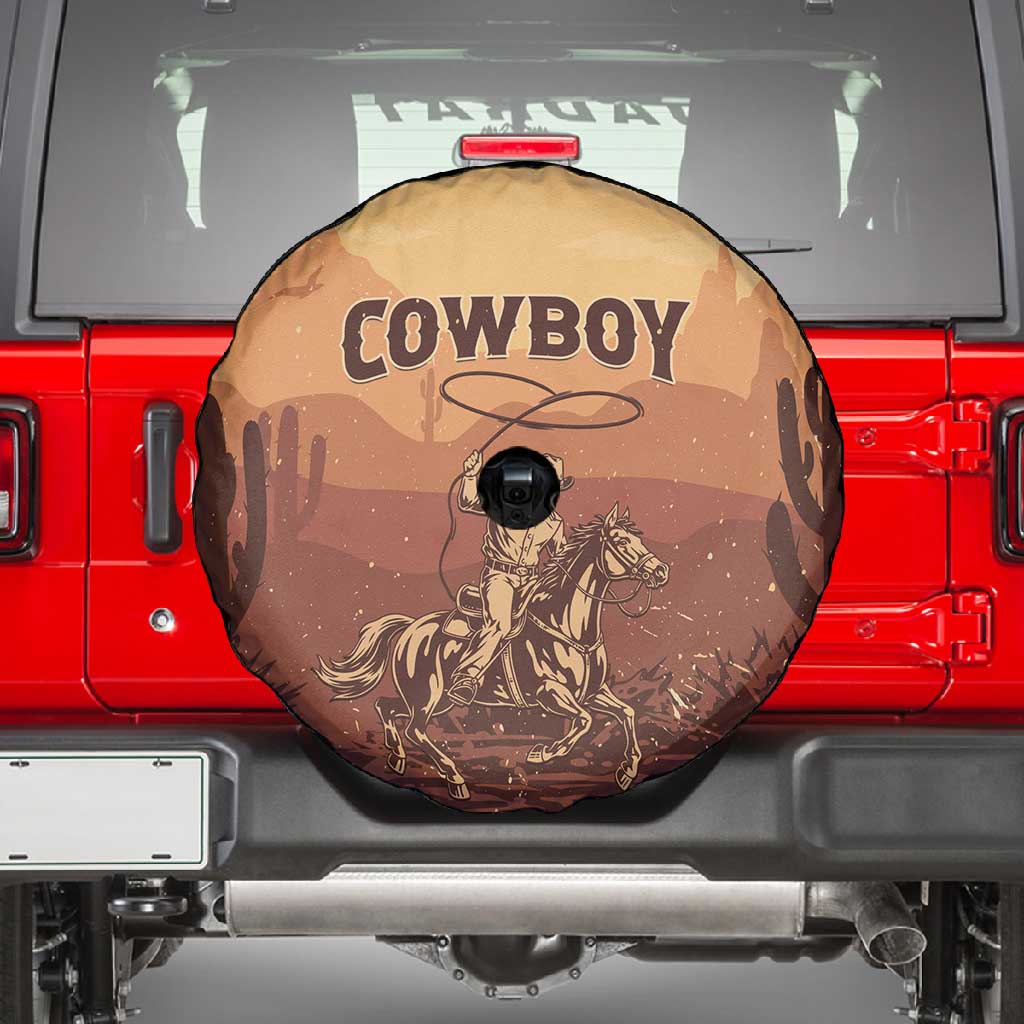 Black Cowboy Take Me Away Spare Tire Cover