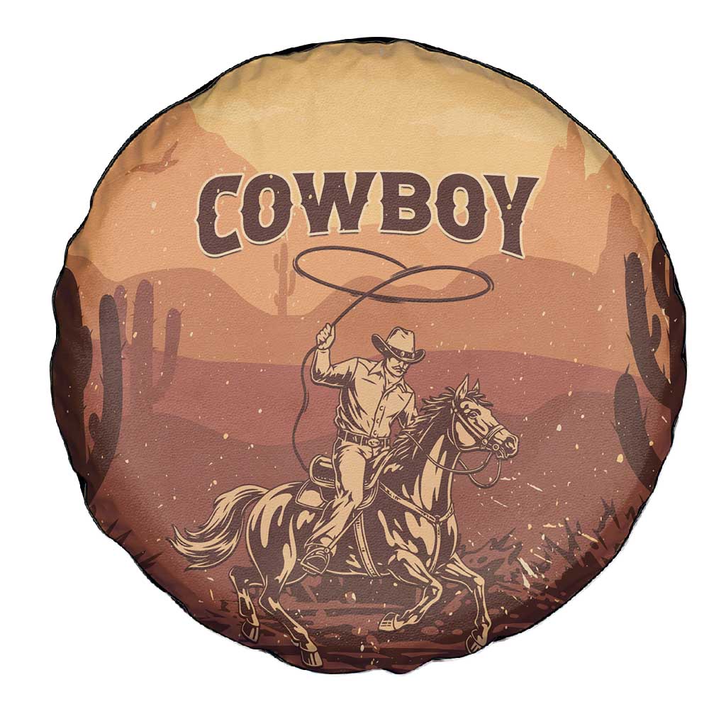 Black Cowboy Take Me Away Spare Tire Cover