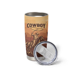 Black Cowboy Take Me Away Tumbler Cup