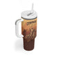 Black Cowboy Take Me Away Tumbler With Handle
