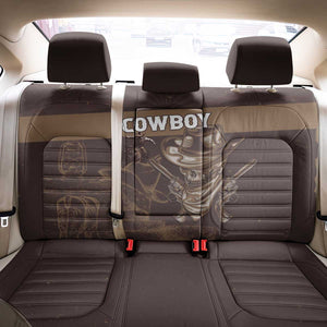 Skull Cowboy Back Car Seat Cover Wild West Reborn